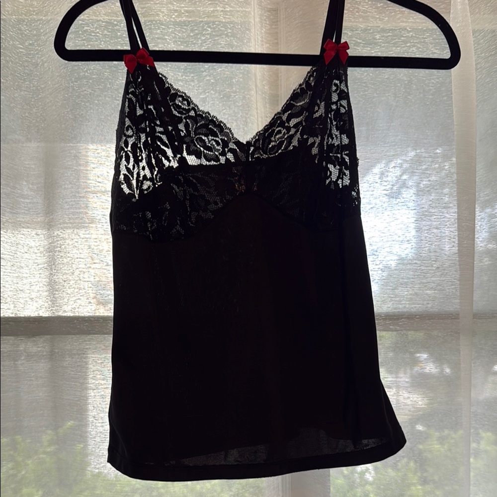 Rampage Black Lace Camisole